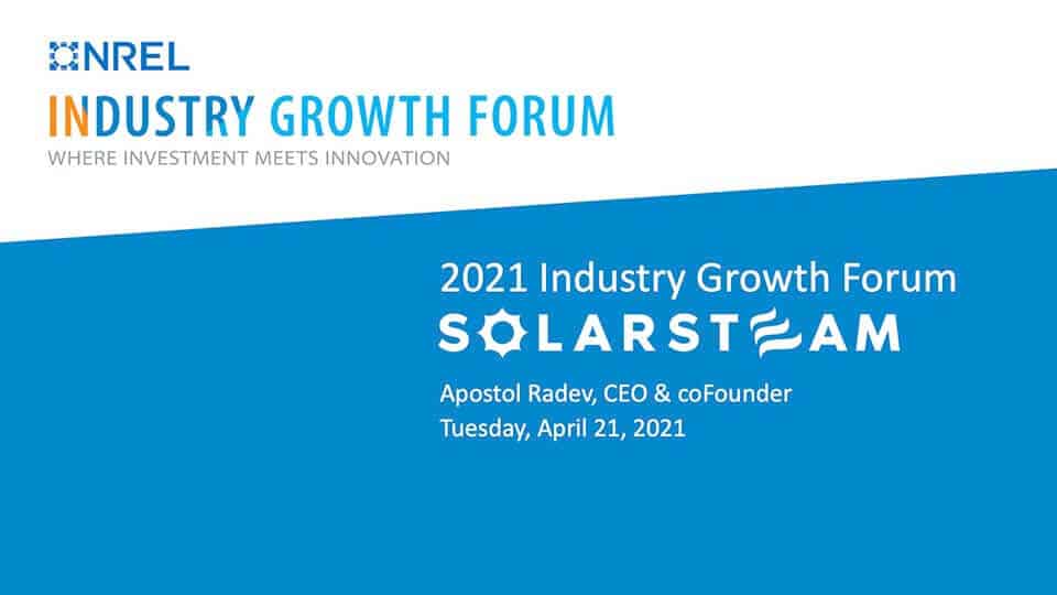 NREL growth forum